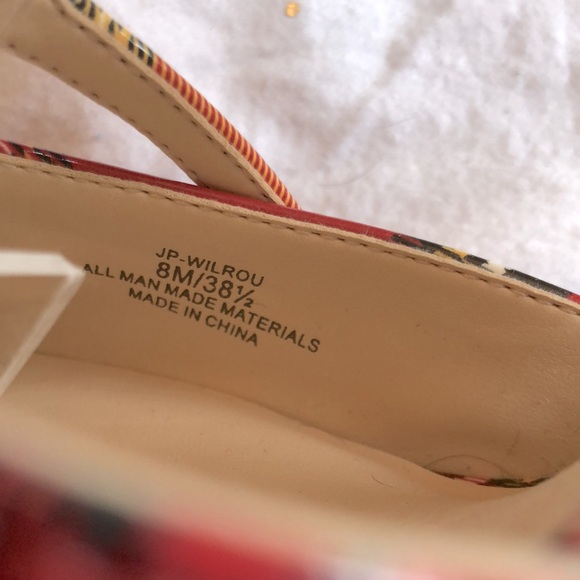 JESSICA SIMPSON Wilrou Plaid Patent T-Strap Heels - Picture 13 of 16